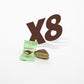 20 Count | Mini Dubai Chocolate & Candy - 6 Mini Dubai Bar 27 G And 8 Dubai Candy 13 G - 6 Dubai Pistachio Ball - Amazing Gift Box