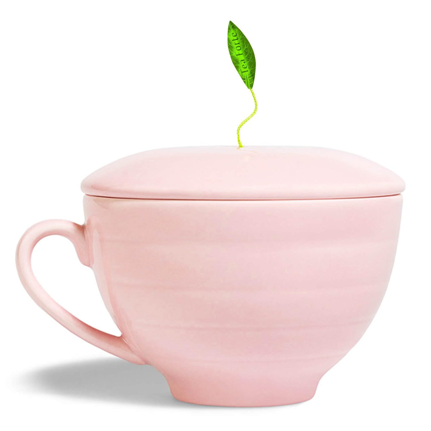 Tea Forte Mariposa 3-Piece Premium Tea Gift Set With Rose Pink Cafe Cup And Lid, Tea Tray And 10 Count Mini Presentation Box, 2