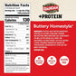 Idahoan Buttery Homestyle +Protein Mashed Potatoes, Naturally Gluten-Free, 100% Real Idaho Potatoes, 4 servings per bag, 4.6 oun