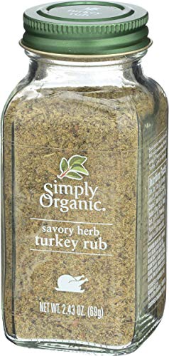 Simply Organic Turkey Rub, Certified Organic | 2.43 Oz