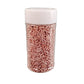Homankit Rose Gold Jimmies Sprinkles Edible Sprinkle Candy Soft Jimmies Toppings For Ice Cream, Cupcake, Cake, Cookie, Dessert D