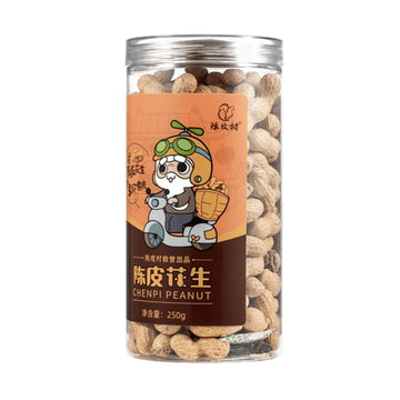 Chen Pi Cun ??? Dried Aged Tangerine Peel Peanuts ???? (1 can)