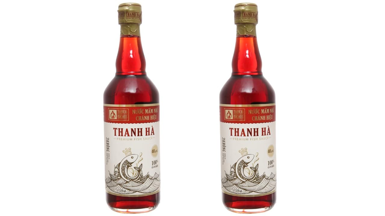 2 Packs - Thanh Ha Premium Fish Sause 40N - Nuoc Mam Thanh Ha 40N - 510ml
