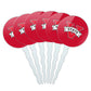 Valdosta Primary Logo Cupcake Picks Toppers Decoration Set of 6