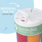 Sweets Indeed Sprinkles 6 Cell Edible Mix Jimmies Perfect For Cake Decorations Baking Ice Cream Cookies Cupcake Topper (Natural
