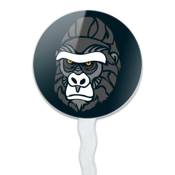 Gorilla Face Cupcake Picks Toppers Decoration Set Of 6