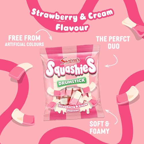 Swizzels Squashies Strawberry & Cream 120G
