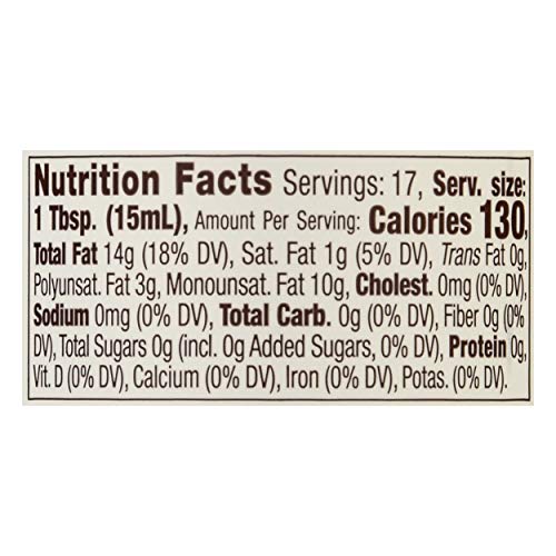 La Tourangelle, Basil Oil, Expeller-Pressed High-Oleic Oil, Great for Salads, Finishing Oil, Spread, Sauce, Dips, 8.45 fl oz