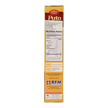 White King Puto Pinoy Favorites Cake Mix, Net Wt 400G (0.88Lb)Per Box, 3 Pack