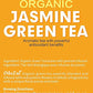 iMoZai Organic Jasmine Green Tea Bags - Lower Caffeine, Floral Aroma - 100 Count Individually Wrapped