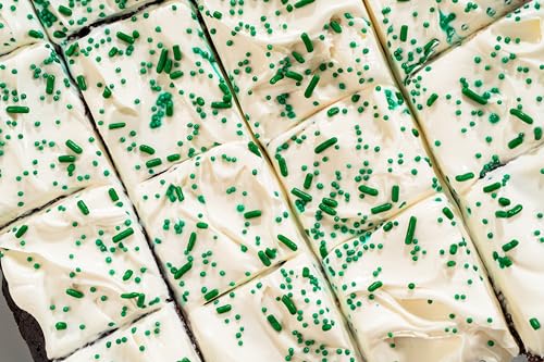 Bakerpan Green Nonpareils Sprinkles - 7 Ounces Green Sprinkles For Cake Decorating, Edible Nonpareils For Cupcakes, Ice Cream (M