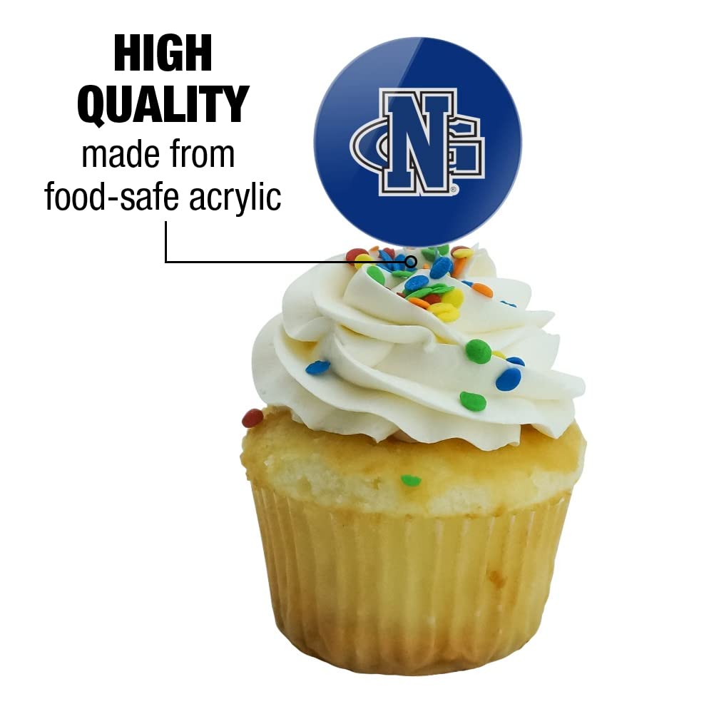 University Of North Georgia Primary Cupcake Picks Toppers Decoration Set Of 6