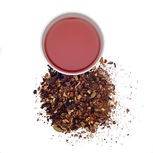 Harney & Sons Mulled Plum Cider Herbal Tea, 4oz Loose Leaf, Dark Red, Model PP-GRCE8634
