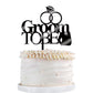 Qertesl Groom to Be Cake Topper,Acrylic Wedding Cake Decoration,Future Mr,Engagement Wedding Bachelor Party Decoration Supplies