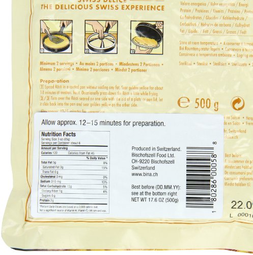 Swiss Delice-Rosti, 17.6-Ounce (500 Grams) (Pack of 10), 1.1 Pound (Pack of 10)
