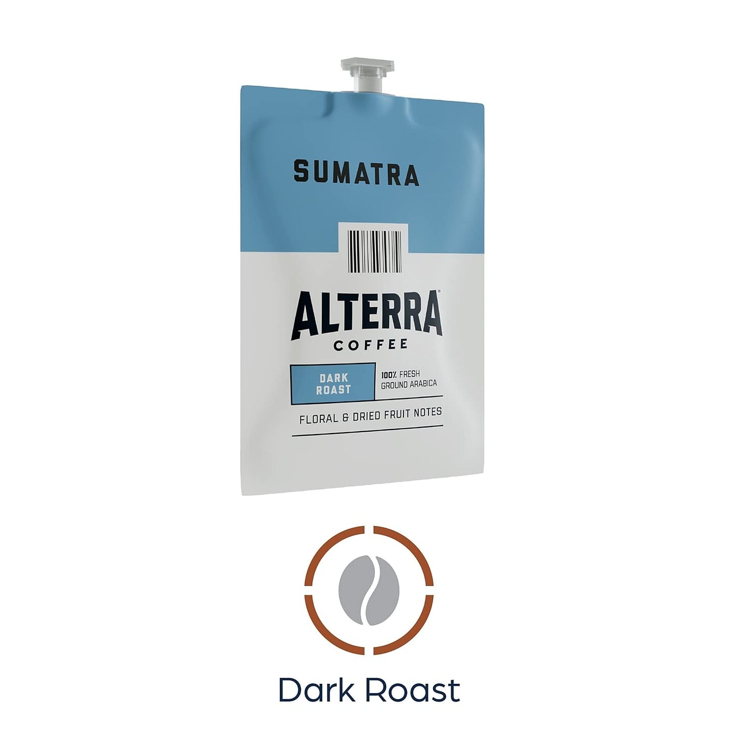 Flavia Alterra Sumatra Freshpacks, Dark Roast, 100 Count, Compatible with Flavia malt-inspired