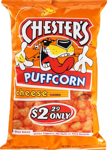 Chesters Cheese Flavored Puff Corn, 4.25 Oz