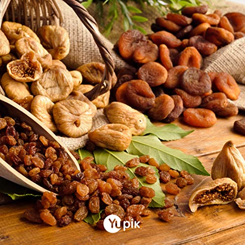 Yupik Deglet Nour Pitted Dates  2.2 lb  Whole Dried Fruits  No Pits  No Added Sugar  Cholesterol-free  Source of Fiber  Healthy Snacks  Ideal for Baking  Topping & Blended Drinks 35.3 Oz