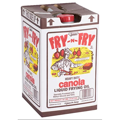 Admiration Fry-N-Fry Heavy Duty Canola Liquid Frying Oil, 35 Pound