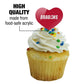 GRAPHICS & MORE Cupcake Toppers Set of 6, Acrylic, Minnesota State University Moorhead, Heart Decoration, One Size