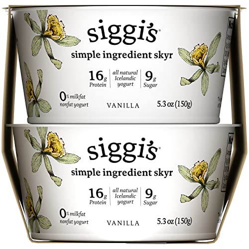 Siggis Vanilla Non Fat Yogurt 4 Pack, 21.2 OZ