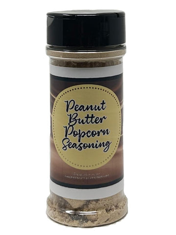 Enhanced | Peanut Butter Popcorn Seasoning | Large Shaker | Calorie Free | Fat Free | Saturated Fat Free | Cholesterol Free | Crafted In Small Batches | Peanut Butter Popcorn Seasoning – Indulge In A Creamy, Nutty Flavor!