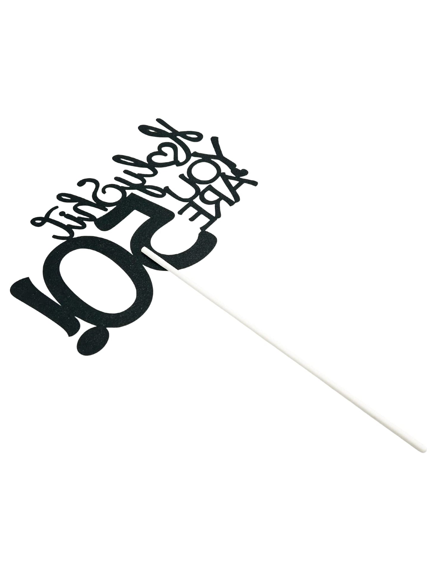 50 Birthday Cake Toppers-Black Glitter, Fifty Cake Topper, 50 Cake Topper, 50Th Birthday Decorations,50Th Birthday Cake Topper,