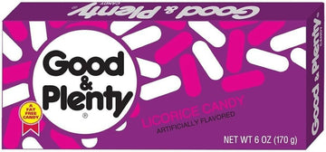 Good and Plenty - Pack of 3 - Licorice Flavored Candy - Theatre Box Size - Nostalgic Candy - Perfect for Snacking and Sharing