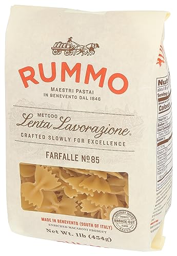 Rummo Farfalle Pasta, Gluten Free, 1 LB (Pack Of 12)