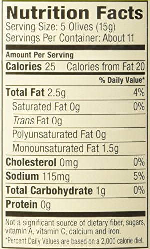 Lindsay Olives Green Ripe Medium Pitted, 6-Ounce (Pack Of 6)