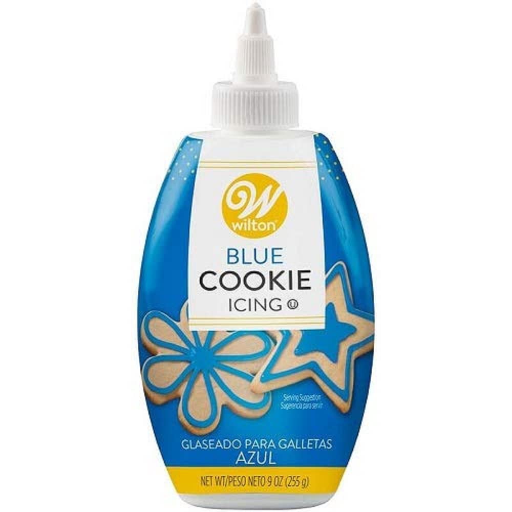 Wilton Cookie Icing - Quick, Easy-To-Use And Ready For Cake And Cookie Decorations, 9 Ounce, Blue