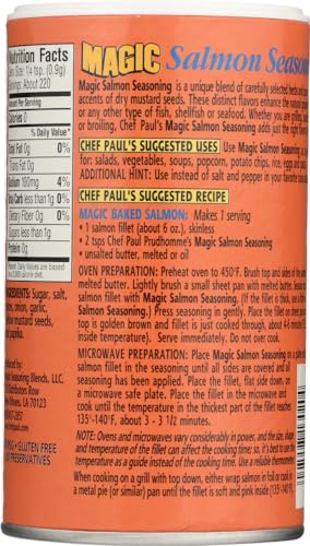 Chef Paul Prudhomme's Magic Salmon Seasoning 7 oz 3 Pack