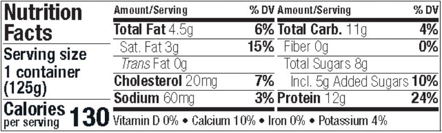 siggis Icelandic Strained Whole Milk Yogurt, Vanilla, 4.4 oz. Single Serve Cup - Thick, Protein-Rich Yogurt Snack