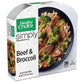 Ready Set Gourmet Healthy Choice Simply Steamers Beef & Broccoli 8-Pack (10oz Each) - No Artificial Ingredients