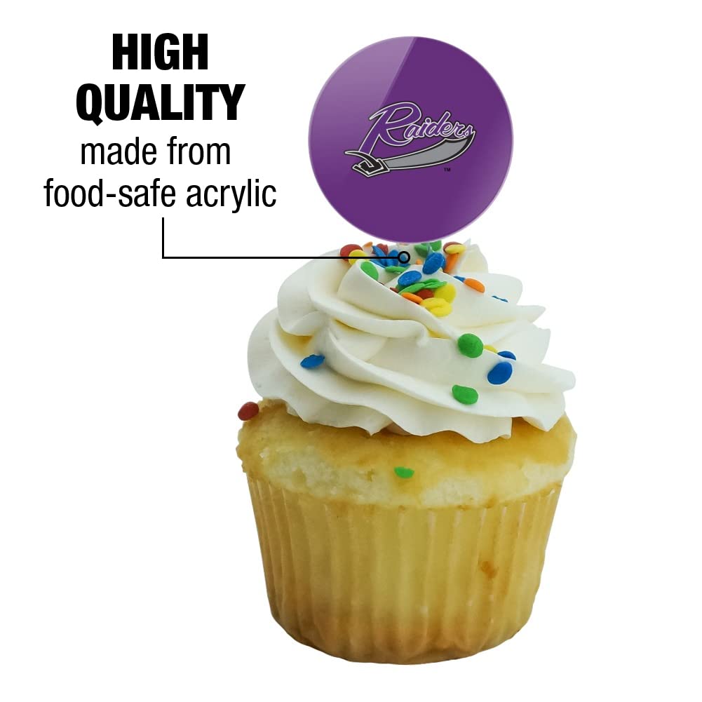 GRAPHICS & MORE Cupcake Picks Set of 6 Acrylic Decoration University of Mount Union One Size
