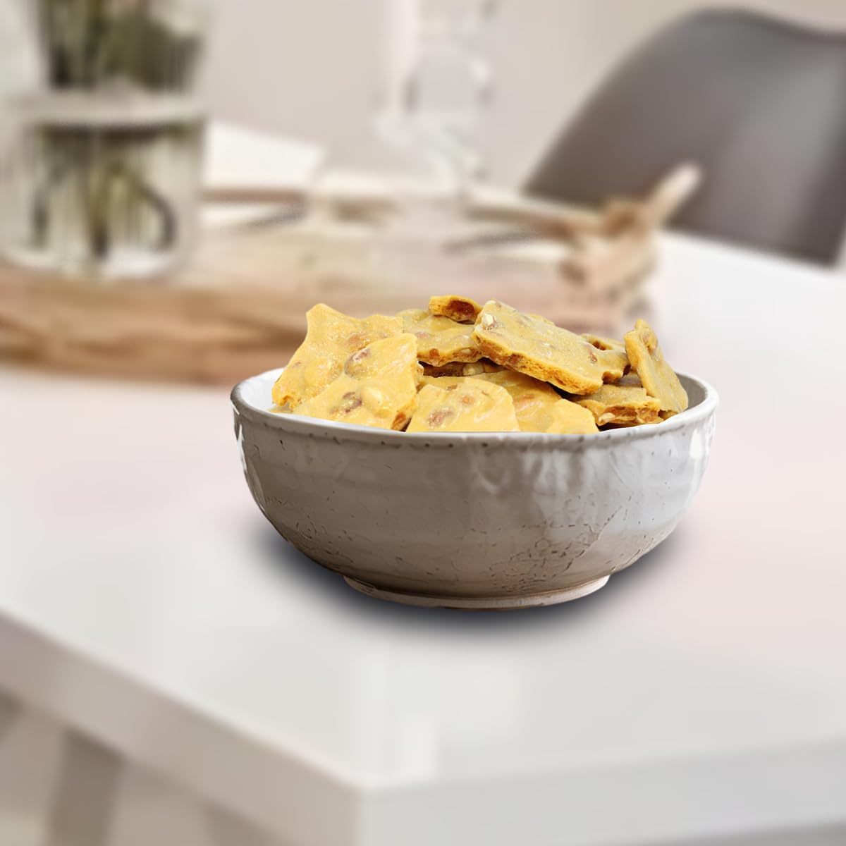 OBELYS Peanut Brittle Candy - Homemade Style, 1 Pound, Classic Holiday Treat
