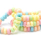 48 Candy Bracelets Individually Wrapped, Bracelet Candy Jewelry, Pastel Candy for Buffet, Goody Bag Stuffers, Barbie Party Favor