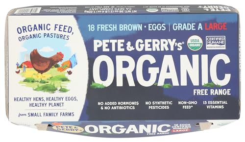 Pete & Gerrys Organic Eggs Large 18 CT