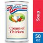 LeGout Cream of Chicken Condensed Canned Soup, 0g Trans Fat, 50 oz, Pack of 12