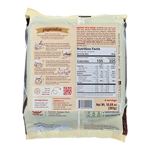 Tipico Tiramisu Cake Complete Kit Cake Kit Pack Of 6 Bag