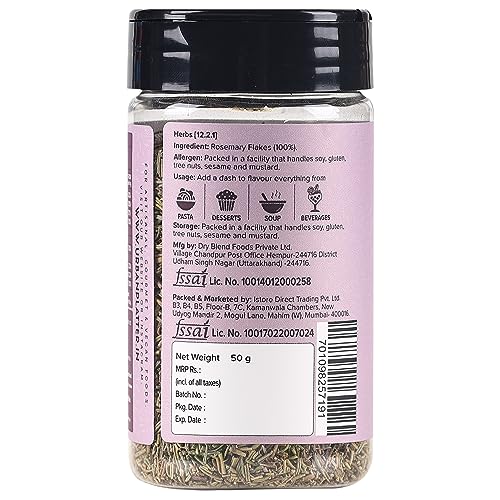 Urban Platter Dried Rosemary Flakes, 50G
