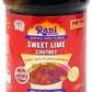 Rani Lime Sweet Mango Chutney (Indian Preserve) 12.5oz (350g) Glass Jar, Ready to eat, Vegan ~ Gluten Free Ingredients, All Natu