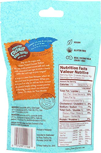 Chimes Toffee Hard Coconut Sea Salt, 3.5 oz
