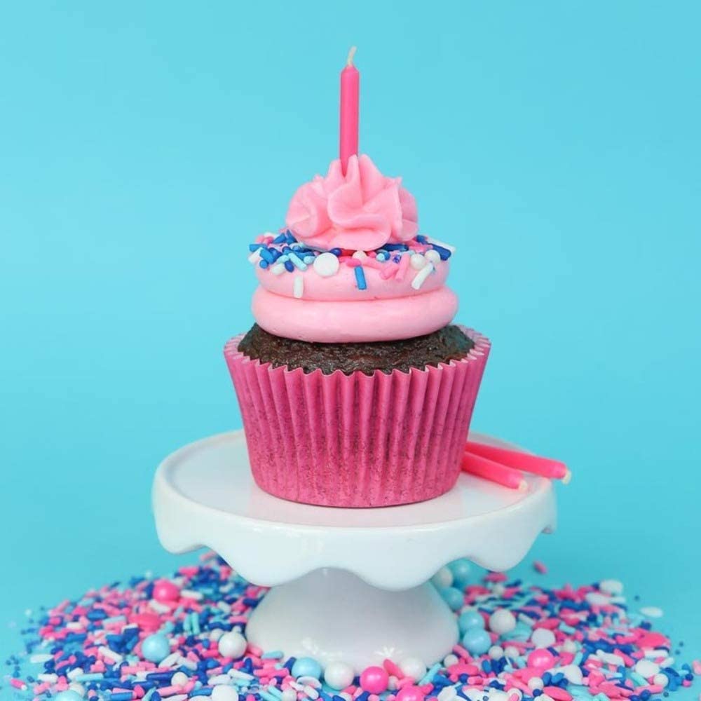 Sprinkles For Cake Decorating Edible Cake Decorations Fancy Pink And Blue Sprinkles For Cupcake Decorations Ice Cream Toppings,