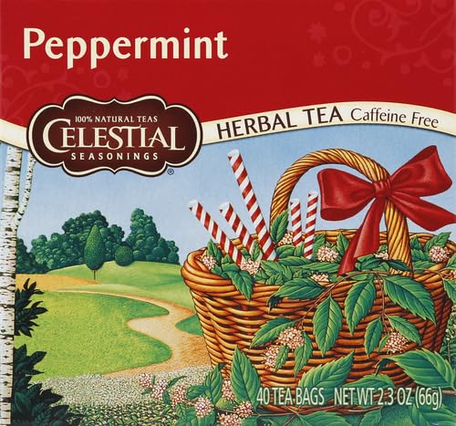Celestial Seasonings Herbal Tea Peppermint 40 Count Pack