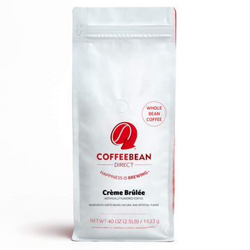 Coffee Bean Direct Cr   Me Br   L   E Flavored, Whole Bean Coffee, 2.5-Pound Bag