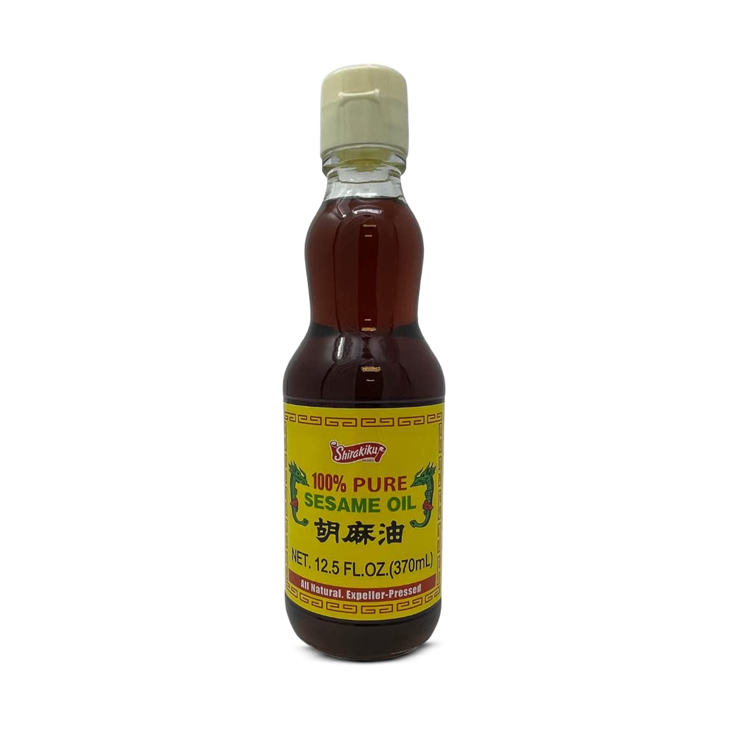 Shirakiku Pure Japanese Sesame Seed Oil - Premium, Low Carb, Cold Pressed And Rich Flavor Natural Sesame Seed Oil Bottle - Perfe
