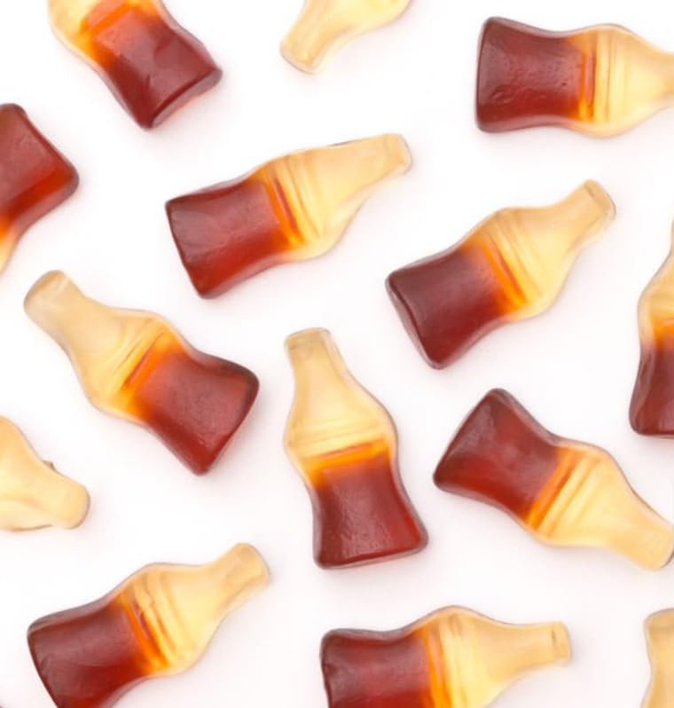 Haribo Gummi Gummy Happy Cola Bottles Candy 1 Pound Bag By Haribo