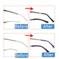 Shamzbest Eyeglass Replacement Temples, Silicone Eyeglass End Tips Ear Sock Pieces Tube Sleeve For Thin Metal Eyeglass Legs, 8 P
