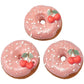Fruit Shaped Sugar Decorations Cookie Cupcake Cake Edible Toppers 12 Pc (Cherries)